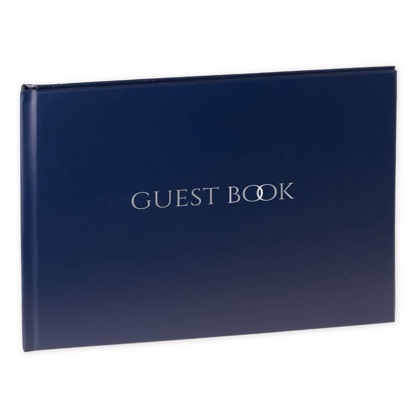Gastenboek - GUEST BOOK - donkerblauw / zilver - 60 pagina’s - GBB2130GS