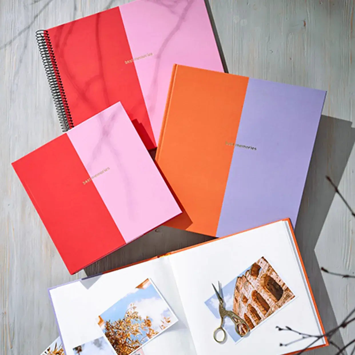 Goldbuch Plakboek Coloration - Rood / Roze - 30x31 cm