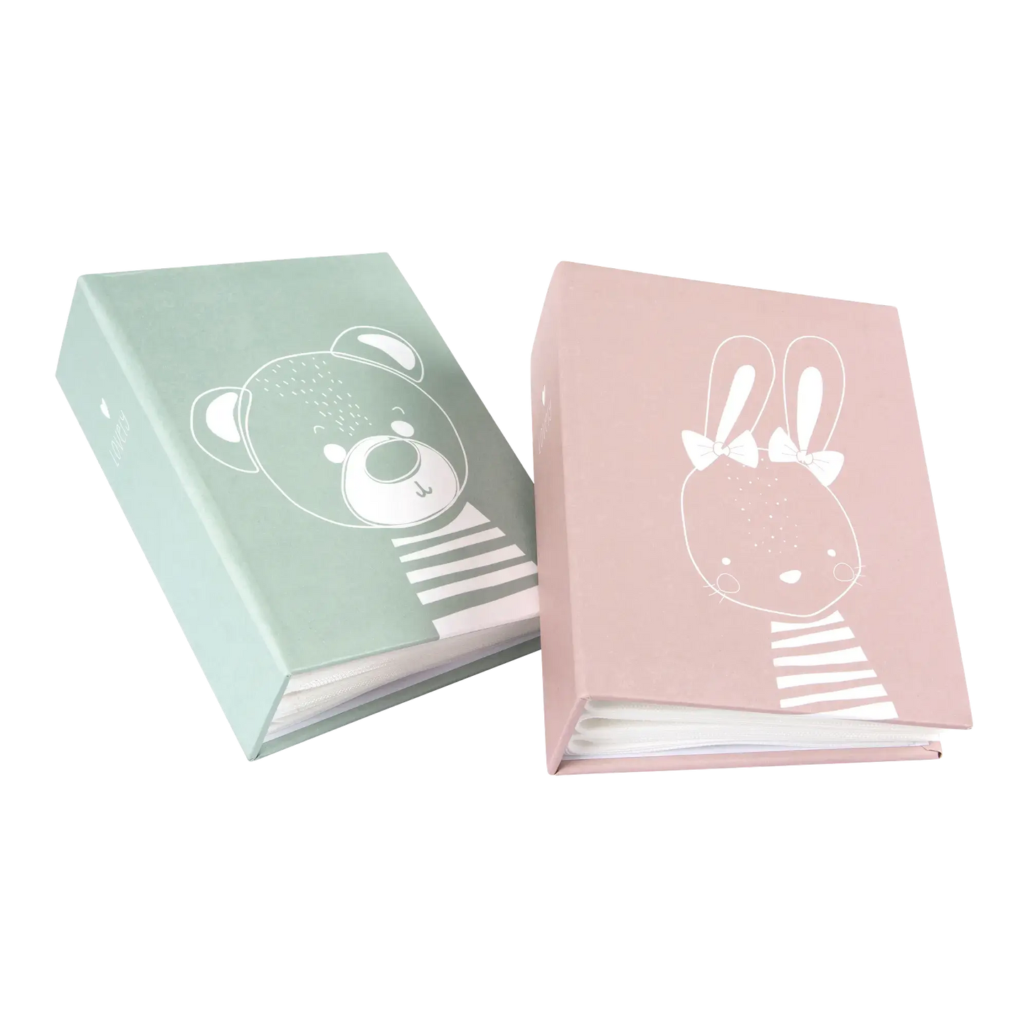 Goldbuch Insteek albums Polly & Eddy 100 foto's 10x15 cm - Set 1x Groen / 1x Roze