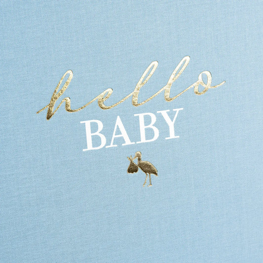 Goldbuch babyalbum Hello Baby - blauw - 30x31 cm