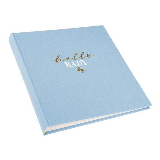 Goldbuch babyalbum Hello Baby - blauw - 30x31 cm