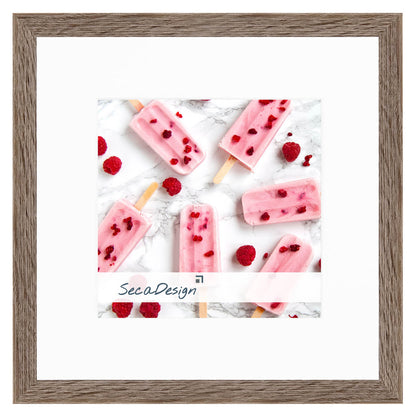 Houten fotokader Tundra grijs / bruin