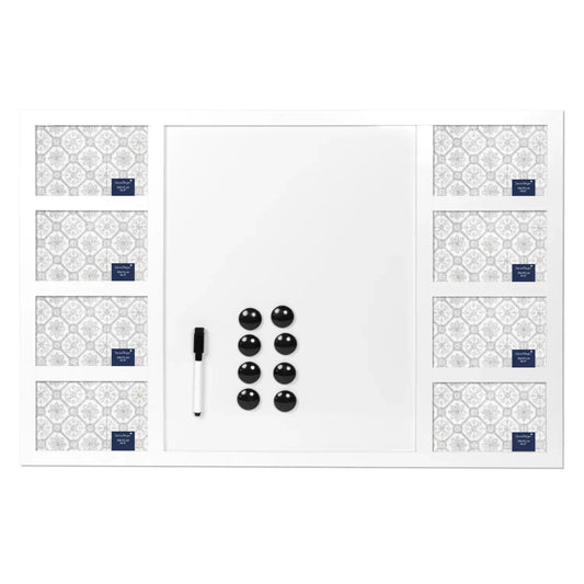 SecaDesign Fotokader met Whiteboard - 8 Foto's 10x15cm