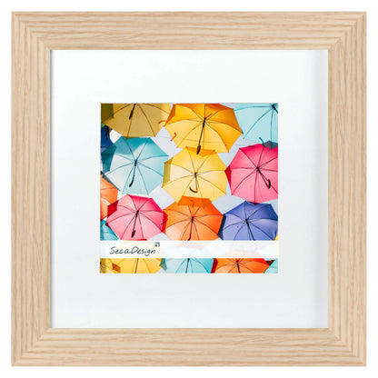 Houten fotokader Fika naturel hout