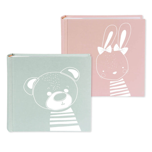Goldbuch Insteek album Polly & Eddy - 23x23 cm - Set 1x groen / 1x roze