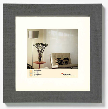 Houten fotokader - Home - grijs