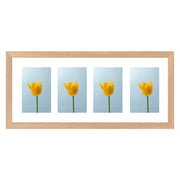 Fotokader Anima - vierluik 10x15 cm - essenhout kleur