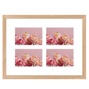 Fotokader Anima - vierluik 10x15 cm - essenhout kleur - ANI4415A