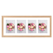Fotokader Anima - vierluik 13x18 cm - essenhout kleur