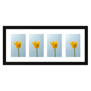 Fotokader Anima - vierluik 10x15 cm - zwart