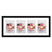 Fotokader Anima - vierluik 10x15 cm - zwart
